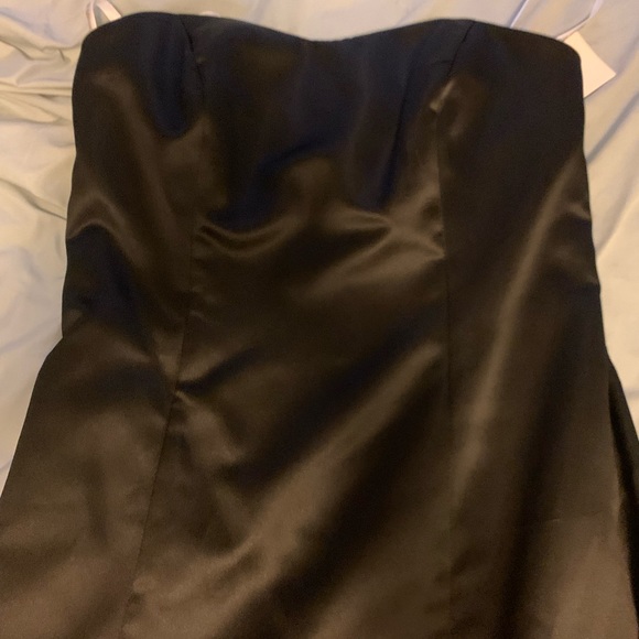 NWT Size 12 Black strapless dress (long) - Picture 4 of 8